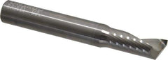 Onsrud - 1/2" Cutting Diam x 1-1/8" Length of Cut, 1 Flute, Upcut Spiral Router Bit - Uncoated, Right Hand Cut, Solid Carbide, 3-1/2" OAL x 1/2" Shank Diam, Single Edge, 22° Helix Angle - Exact Tool & Supply