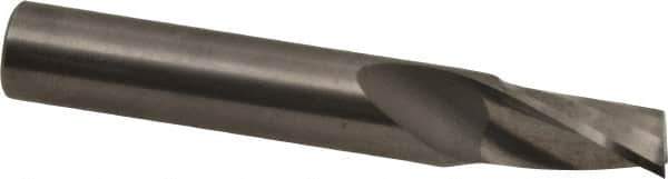 Onsrud - 3/8" Cutting Diam x 5/8" Length of Cut, 1 Flute, Upcut Spiral Router Bit - Uncoated, Right Hand Cut, Solid Carbide, 2-1/2" OAL x 3/8" Shank Diam, Single Edge, 21° Helix Angle - Exact Tool & Supply