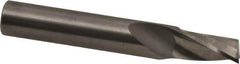 Onsrud - 3/8" Cutting Diam x 5/8" Length of Cut, 1 Flute, Upcut Spiral Router Bit - Uncoated, Right Hand Cut, Solid Carbide, 2-1/2" OAL x 3/8" Shank Diam, Single Edge, 21° Helix Angle - Exact Tool & Supply