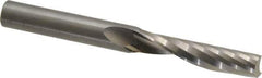 Onsrud - 3/8" Cutting Diam x 1-5/8" Length of Cut, 1 Flute, Upcut Spiral Router Bit - Uncoated, Right Hand Cut, Solid Carbide, 3-1/2" OAL x 3/8" Shank Diam, Single Edge, 21° Helix Angle - Exact Tool & Supply