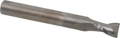 Onsrud - 1/4" Cutting Diam x 3/8" Length of Cut, 2 Flute, Upcut Spiral Router Bit - Uncoated, Right Hand Cut, Solid Carbide, 2" OAL x 1/4" Shank Diam, Bottom-Surfacing, 30° Helix Angle - Exact Tool & Supply