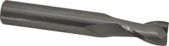 Onsrud - 3/8" Cutting Diam x 5/8" Length of Cut, 2 Flute, Upcut Spiral Router Bit - Uncoated, Right Hand Cut, Solid Carbide, 2-1/2" OAL x 3/8" Shank Diam, Bottom-Surfacing, 30° Helix Angle - Exact Tool & Supply