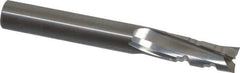 Onsrud - 3/8" Cutting Diam x 7/8" Length of Cut, 3 Flute, Upcut Spiral Router Bit - Uncoated, Right Hand Cut, Solid Carbide, 3" OAL x 3/8" Shank Diam, Three Edge, 10° Helix Angle - Exact Tool & Supply