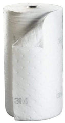 PRO-SAFE - 58 Gal Capacity per Package, Universal Roll - 150' Long x 15" Wide, Green, Polypropylene - Exact Tool & Supply