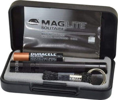 Mag-Lite - Krypton Bulb, Mini Flashlight - Black Aluminum Body, 1 AAA Alkaline Battery Included - Exact Tool & Supply