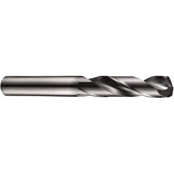 DORMER - 10.5mm 140° Spiral Flute Solid Carbide Screw Machine Drill Bit - Exact Tool & Supply