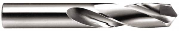 Made in USA - 17mm 118° Spiral Flute Carbide-Tipped Screw Machine Drill Bit - Exact Tool & Supply