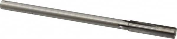 Made in USA - 0.437" Carbide-Tipped 4 Flute Dowel Pin Chucking Reamer - Exact Tool & Supply