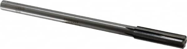 Made in USA - 0.531" Carbide-Tipped 6 Flute Chucking Reamer - Exact Tool & Supply