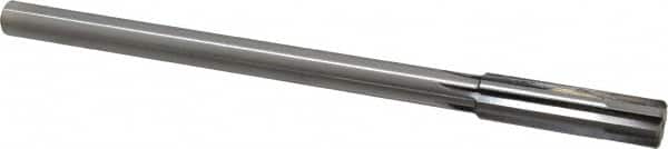 Made in USA - 0.537" Carbide-Tipped 6 Flute Chucking Reamer - Exact Tool & Supply