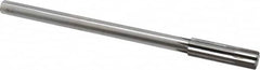Made in USA - 0.556" Carbide-Tipped 6 Flute Chucking Reamer - Exact Tool & Supply
