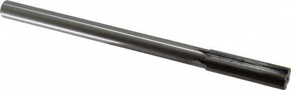 Made in USA - 0.669" Carbide-Tipped 6 Flute Chucking Reamer - Exact Tool & Supply
