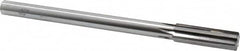 Made in USA - 0.672" Carbide-Tipped 6 Flute Chucking Reamer - Exact Tool & Supply
