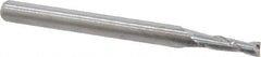 M.A. Ford - 0.085", 0.255" LOC, 1/8" Shank Diam, 1-1/2" OAL, 2 Flute, Solid Carbide Square End Mill - Single End, Uncoated, Spiral Flute, 30° Helix, Centercutting, Right Hand Cut, Right Hand Flute, Series 121 - Exact Tool & Supply