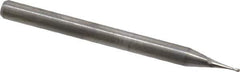 M.A. Ford - 0.5mm, 1.5mm LOC, 3mm Shank Diam, 1-1/2" OAL, 2 Flute, Solid Carbide Square End Mill - Single End, Uncoated, Spiral Flute, 30° Helix, Centercutting, Right Hand Cut, Right Hand Flute, Series 121 - Exact Tool & Supply
