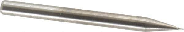 M.A. Ford - 0.007", 0.014" LOC, 1/8" Shank Diam, 1-1/2" OAL, 2 Flute, Solid Carbide Square End Mill - Single End, Uncoated, Spiral Flute, 30° Helix, Centercutting, Right Hand Cut, Right Hand Flute, Series 164 - Exact Tool & Supply