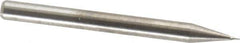 M.A. Ford - 0.007", 0.014" LOC, 1/8" Shank Diam, 1-1/2" OAL, 2 Flute, Solid Carbide Square End Mill - Single End, Uncoated, Spiral Flute, 30° Helix, Centercutting, Right Hand Cut, Right Hand Flute, Series 164 - Exact Tool & Supply