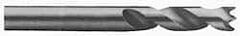 M.A. Ford - 23/64" Spiral Flute Solid Carbide Screw Machine Drill Bit - Bright Finish, Right Hand Cut, 1-9/16" Flute Length, 3-1/16" OAL, Standard Point, Straight Shank - Exact Tool & Supply