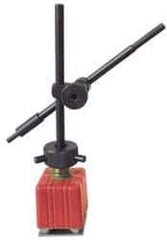Value Collection - 38mm Wide Magnetic Indicator Base with Holders - Post & Rod Arm (Swivel) - Exact Tool & Supply