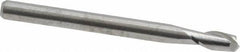 M.A. Ford - 1/8", 1/4" LOC, 1/8" Shank Diam, 1-1/2" OAL, 2 Flute, Solid Carbide Square End Mill - Single End, Uncoated, Spiral Flute, 30° Helix, Centercutting, Right Hand Cut, Right Hand Flute, Series 164 - Exact Tool & Supply