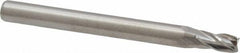 M.A. Ford - 5/32", 5/16" LOC, 3/16" Shank Diam, 2" OAL, 4 Flute, Solid Carbide Square End Mill - Single End, Uncoated, Spiral Flute, 30° Helix, Centercutting, Right Hand Cut, Right Hand Flute, Series 163 - Exact Tool & Supply