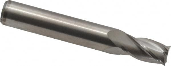 M.A. Ford - 9/32", 1/2" LOC, 5/16" Shank Diam, 2" OAL, 4 Flute, Solid Carbide Square End Mill - Exact Tool & Supply