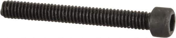 Value Collection - #1-72 UNF Hex Socket Drive, Socket Cap Screw - Alloy Steel, Black Oxide Finish, Fully Threaded, 5/8" Length Under Head - Exact Tool & Supply