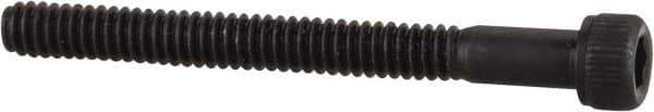 Value Collection - #3-48 UNC Hex Socket Drive, Socket Cap Screw - Alloy Steel, Black Oxide Finish, Partially Threaded, 1" Length Under Head - Exact Tool & Supply