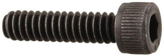 Value Collection - #6-32 UNC Hex Socket Drive, Socket Cap Screw - Alloy Steel, Black Oxide Finish, Fully Threaded, 9/16" Length Under Head - Exact Tool & Supply