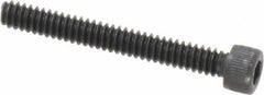 Value Collection - #6-32 UNC Hex Socket Drive, Socket Cap Screw - Alloy Steel, Black Oxide Finish, Fully Threaded, 1-1/8" Length Under Head - Exact Tool & Supply