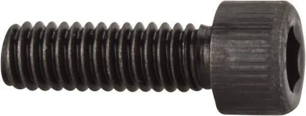 Value Collection - #6-40 UNF Hex Socket Drive, Socket Cap Screw - Alloy Steel, Black Oxide Finish, Fully Threaded, 7/16" Length Under Head - Exact Tool & Supply
