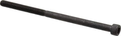 Value Collection - #8-32 UNC Hex Socket Drive, Socket Cap Screw - Alloy Steel, Black Oxide Finish, Partially Threaded, 3" Length Under Head - Exact Tool & Supply