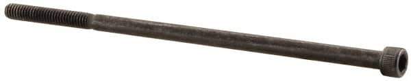 Value Collection - #8-32 UNC Hex Socket Drive, Socket Cap Screw - Alloy Steel, Black Oxide Finish, Partially Threaded, 4" Length Under Head - Exact Tool & Supply