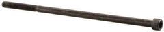 Value Collection - #8-32 UNC Hex Socket Drive, Socket Cap Screw - Alloy Steel, Black Oxide Finish, Partially Threaded, 4" Length Under Head - Exact Tool & Supply