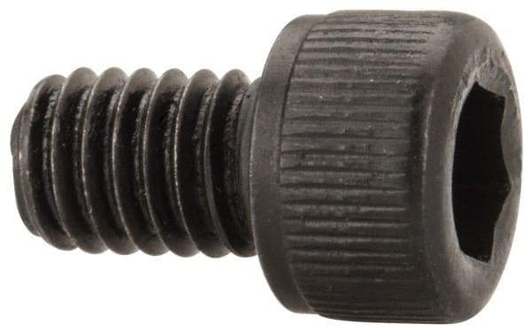 Value Collection - #8-36 UNF Hex Socket Drive, Socket Cap Screw - Alloy Steel, Black Oxide Finish, Fully Threaded, 1/4" Length Under Head - Exact Tool & Supply