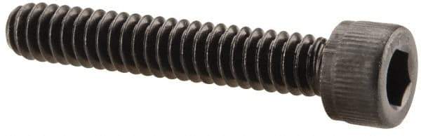 Value Collection - #10-24 UNC Hex Socket Drive, Socket Cap Screw - Alloy Steel, Black Oxide Finish, Fully Threaded, 1-1/8" Length Under Head - Exact Tool & Supply