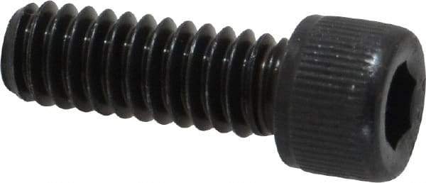Value Collection - #12-24 UNC Hex Socket Drive, Socket Cap Screw - Alloy Steel, Black Oxide Finish, Fully Threaded, 5/8" Length Under Head - Exact Tool & Supply