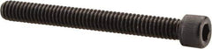 Value Collection - #12-24 UNC Hex Socket Drive, Socket Cap Screw - Alloy Steel, Black Oxide Finish, Partially Threaded, 2" Length Under Head - Exact Tool & Supply