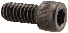 Value Collection - 1/4-20 UNC Hex Socket Drive, Socket Cap Screw - Alloy Steel, Black Oxide Finish, Fully Threaded, 9/16" Length Under Head - Exact Tool & Supply