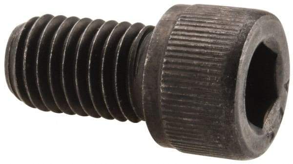 Value Collection - 1/4-28 UNF Hex Socket Drive, Socket Cap Screw - Alloy Steel, Black Oxide Finish, Fully Threaded, 7/16" Length Under Head - Exact Tool & Supply