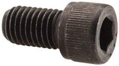 Value Collection - 1/4-28 UNF Hex Socket Drive, Socket Cap Screw - Alloy Steel, Black Oxide Finish, Fully Threaded, 7/16" Length Under Head - Exact Tool & Supply
