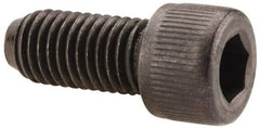 Value Collection - 1/4-28 UNF Hex Socket Drive, Socket Cap Screw - Alloy Steel, Black Oxide Finish, Fully Threaded, 9/16" Length Under Head - Exact Tool & Supply