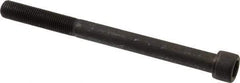 Value Collection - 3/8-24 UNF Hex Socket Drive, Socket Cap Screw - Alloy Steel, Black Oxide Finish, Partially Threaded, 4-1/2" Length Under Head - Exact Tool & Supply