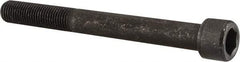 Value Collection - 7/16-20 UNF Hex Socket Drive, Socket Cap Screw - Alloy Steel, Black Oxide Finish, Partially Threaded, 4" Length Under Head - Exact Tool & Supply