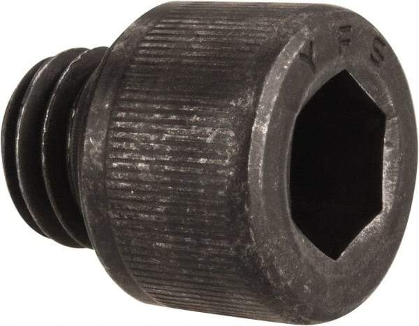Value Collection - 1/2-13 UNC Hex Socket Drive, Socket Cap Screw - Alloy Steel, Black Oxide Finish, Fully Threaded, 3/8" Length Under Head - Exact Tool & Supply