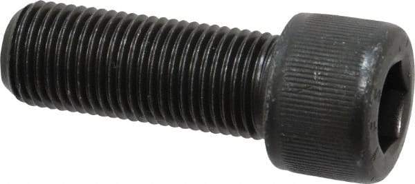 Value Collection - 1/2-20 UNF Hex Socket Drive, Socket Cap Screw - Alloy Steel, Black Oxide Finish, Fully Threaded, 1-3/8" Length Under Head - Exact Tool & Supply