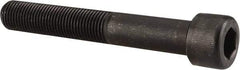 Value Collection - 1/2-20 UNF Hex Socket Drive, Socket Cap Screw - Alloy Steel, Black Oxide Finish, Partially Threaded, 3-1/4" Length Under Head - Exact Tool & Supply