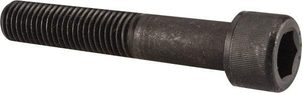 Value Collection - 3/4-10 UNC Hex Socket Drive, Socket Cap Screw - Alloy Steel, Black Oxide Finish, Partially Threaded, 4-1/4" Length Under Head - Exact Tool & Supply