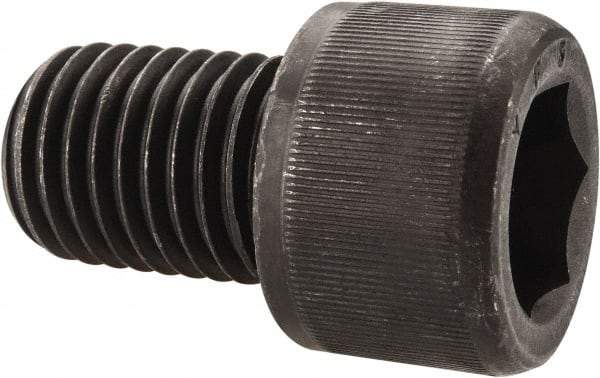 Value Collection - 7/8-9 UNC Hex Socket Drive, Socket Cap Screw - Alloy Steel, Black Oxide Finish, Partially Threaded, 1-1/4" Length Under Head - Exact Tool & Supply