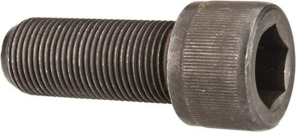 Value Collection - 7/8-14 UNF Hex Socket Drive, Socket Cap Screw - Alloy Steel, Black Oxide Finish, Fully Threaded, 2-1/4" Length Under Head - Exact Tool & Supply
